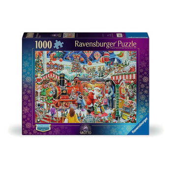 1000pc Ravensburger Christmas Steam Train No 29 Puzzle Wooden Premium Jigsaw