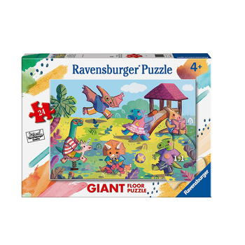 24pc Ravensburger Dinosaurs at Playground SuperSize Childrens Puzzle 3Y+