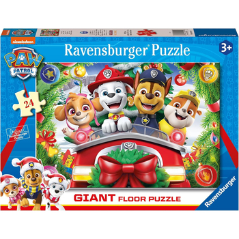 24pc Ravensburger Paw Patrol Christmas Giant Jigsaw Puzzle 3+