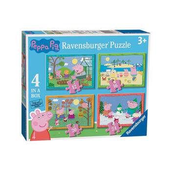 Ravensburger Peppa Pig 4-In-1 Box Jigsaw Puzzle 24x20cm 3y+