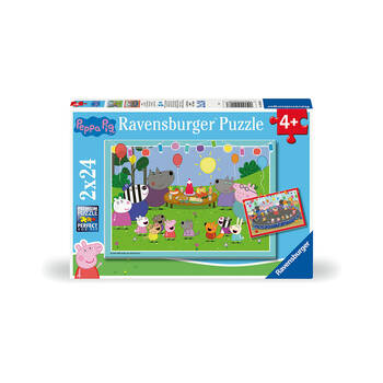 2x 24pc Ravensburger Peppa Pig Jigsaw Puzzle 26x18cm 3y+