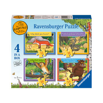 Ravensburger The Gruffalo 4-In-1 Box Jigsaw Puzzle 3y+
