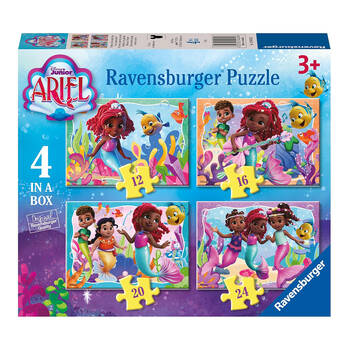 Ravensburger 4 in a Box Disney Ariel 12/16/20/24 Jigsaw Puzzle 70x50cm 3y+