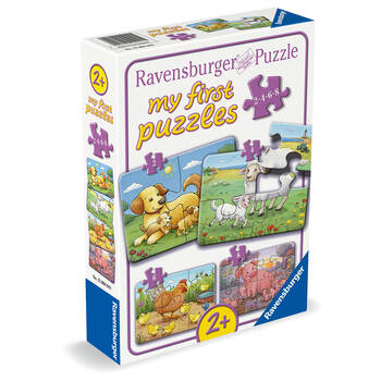 Ravensburger My First Puzzle Animal Families 4-Jigsaw 18m+