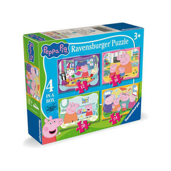 Ravensburger Peppa Pig 4-In-1 Box Jigsaw Puzzle 24x20cm 3y+