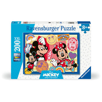 200pc Ravensburger WT Mickey & Minnie Jigsaw Puzzle XXL Kids 8y+