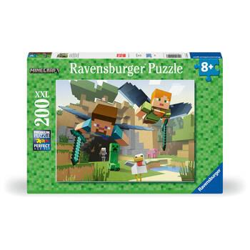 200pc Ravensburger WT Minecraft Jigsaw Puzzle XXL Kids 8y+