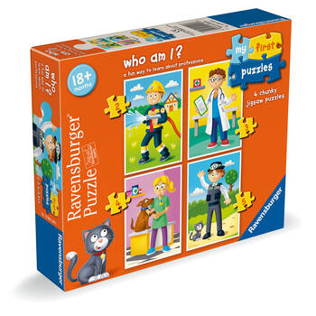 Ravensburger My First Puzzle Who Am I 4-Chunky Jigsaw 18m+