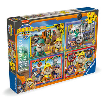 4x42pc Ravensburger Rubble & Crew Bumper Jigsaw Puzzle Pack 4y+