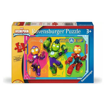 35pc Ravensburger Iron Man & His Awesome Friends Wooden Jigsaw Puzzle 4y+