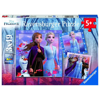 3x49pc Ravensburger Frozen 2 The Journey Starts Jigsaw Puzzle Set 5y+