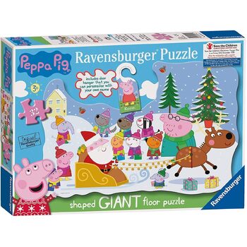 24pc Ravensburger Peppa Pig Shaped Christmas Jigsaw Puzzle 3y+