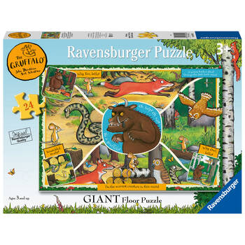 24pc Ravensburger The Gruffalo Giant Floor Jigsaw Puzzle 3y+