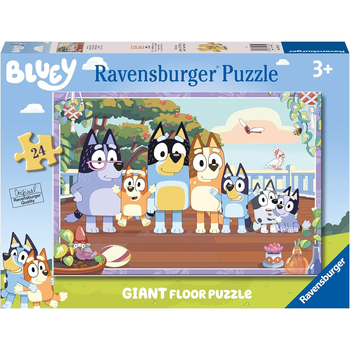24 Piece Ravensburger Bluey Family Time Giant Floor Jigsaw Puzzle 3+