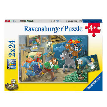 2x24pc Ravensburger Fairytales Kids Jigsaw Puzzle Set 4y+