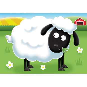 4pc Ravensburger On The Farm Chunky Jigsaw Puzzle 12x17cm 18m+