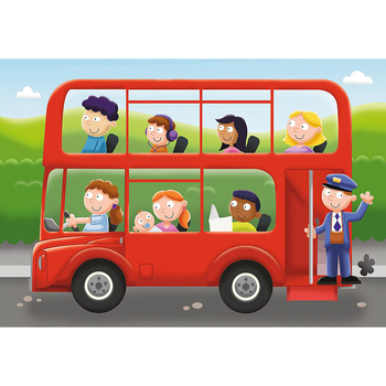 5pc Ravensburger Travel Far My First Jigsaw Puzzle 2 3 4 18m+