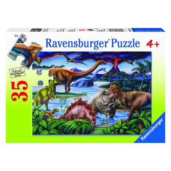 35pc Ravensburger Dinosaur Playground Jigsaw Puzzle Set 4y+