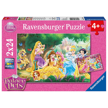 2x24pc Ravensburger Best Friends of the Princess Jigsaw Puzzle 4+