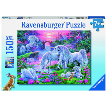 150pc Ravensburger Unicorns At Sunset Jigsaw Puzzle Set 7y+