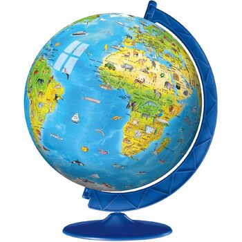 180pc Ravensburger Childrens Globe 3D Jigsaw Puzzleball 7-12y