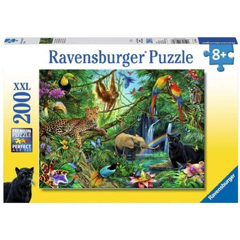 200pc Ravensburger Animals In The Jungle Jigsaw Puzzle 57x24cm 8y+