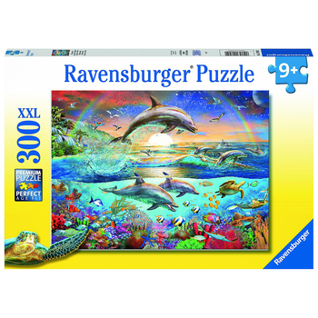 300pc Ravensburger Dolphin Paradise Jigsaw Puzzle 49x36cm 9y+