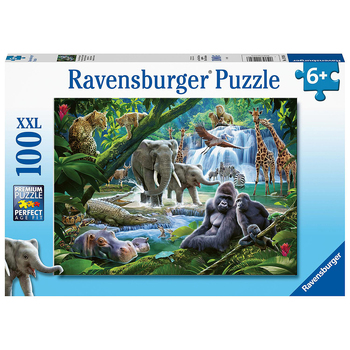 100pc Ravensburger Jungle Animals Jigsaw Puzzle 6+