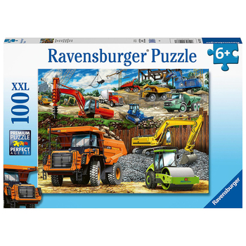 100pc Ravensburger Construction Vehicles Jigsaw Kids/Childrens Puzzle 6Y+
