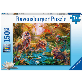 150pc Ravensburger T-Rex Attack Jigsaw Puzzle Set 7y+