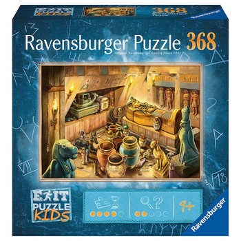 368pc Ravensburger Kids Escape Terror In The Tomb 1 Jigsaw Puzzle Set 9y+