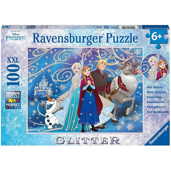 100pc Ravensburger Disney Frozen Glittery Snow 6+