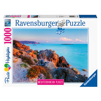 1000pc Ravensburger Mediterranean Greece Jigsaw Puzzle 70x50cm 14y+
