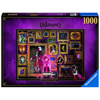 1000pc Ravensburger Villainous Captain Hook Family Jigsaw Puzzle 70x50cm