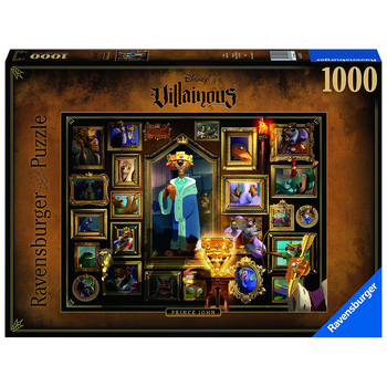 1000pc Ravensburger Villainous Prince John Jigsaw Puzzle Set Adults