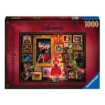 1000pc Ravensburger Villainous Queen of Hearts Jigsaw Puzzle 70x50cm 14y+
