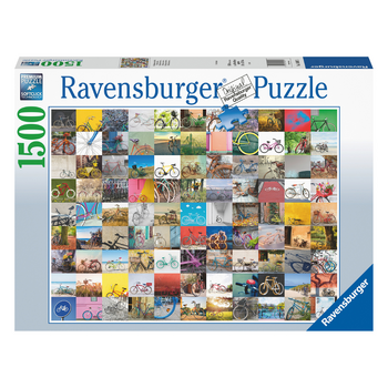 1500pc Ravensburger 99 Bicycles & More Jigsaw Puzzle Kids Game 12y+