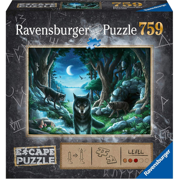 759pc Ravensburger ESCAPE 7 The Curse of the Wolves Adults Jigsaw Puzzle 