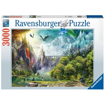 3000pc Ravensburger Reign Of Dragons Family Jigsaw Puzzle 121x80cm