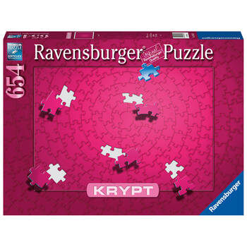 654pc Ravensburger Krypt Pink Spiral Jigsaw Puzzle