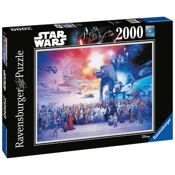 2000pc Ravensburger Star Wars Universum Family Jigsaw Puzzle 98x75cm