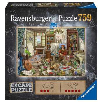 759pc Ravensburger Escape 10 Artists Studio Family Jigsaw Puzzle