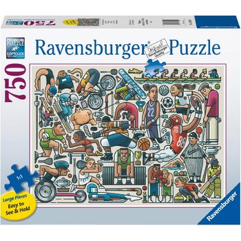 750pc Ravensburger Athletic Fit Family Jigsaw Puzzle 80x60cm