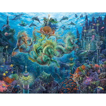 2000pc Ravensburger Underwater Magic Family Jigsaw Puzzle 98x75cm