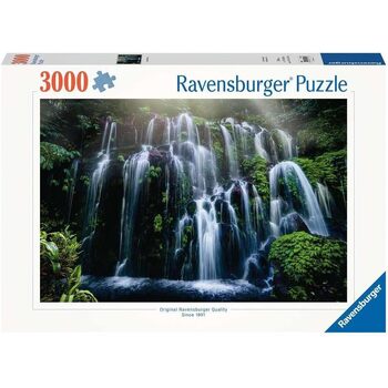 3000pc Ravensburger Waterfall Retreat Bali Jigsaw Puzzle Set Adults