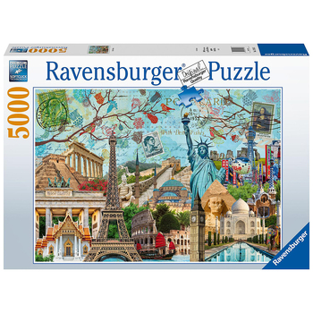 5000pc Ravensburger Big City Collage Jigsaw Puzzle 