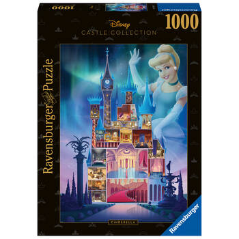1000pc Ravensburger Disney Castles Cinderella Jigsaw Puzzle 70x50cm 12y+