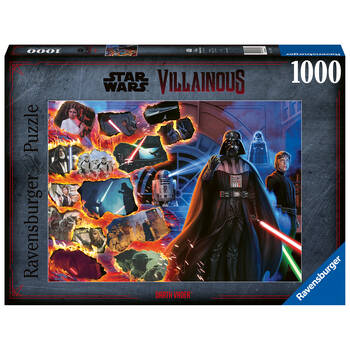 1000pc Ravensburger Star Wars Darth Vader Jigsaw Puzzle 70x50cm 12y+