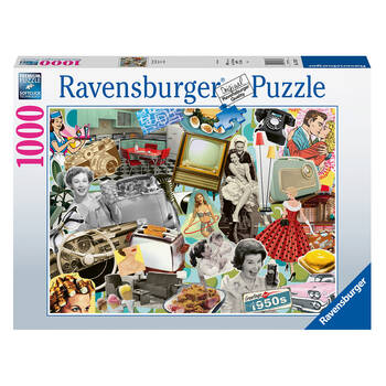 1000pc Ravensburger The 50s Jigsaw Puzzle 70x50cm 14y+