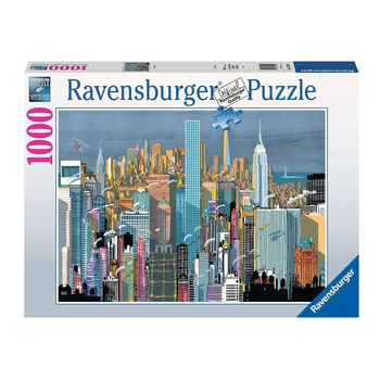 1000pc Ravensburger I Am New York Family Jigsaw Puzzle 70x50cm